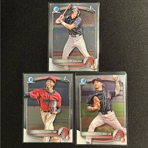 2025 Bowman - Chrome 1st Prospects - Arizona Diamondbacks - Lot of 3